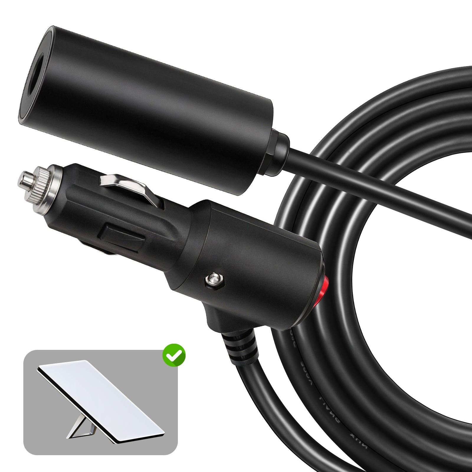 starlink mini cigarette lighter adapter for Starlink Mini 12V Power Adapter, Car Cigarette Lighter Plug Step-u –  Acegoo
