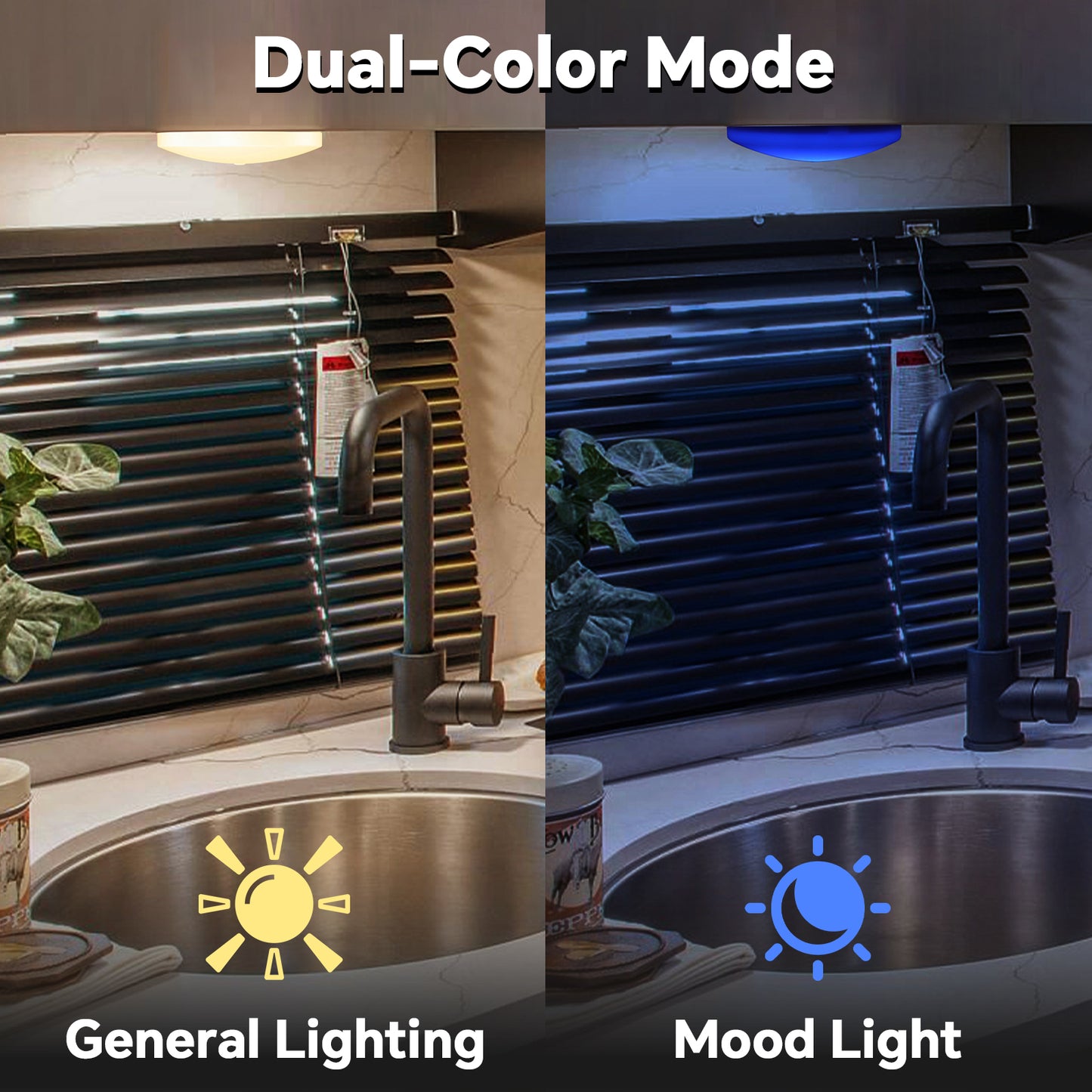 12V LED Ceiling Dome Light Dimmable, RV Boat Dome Light with Push On Off Dimming Switch, Surface Mount