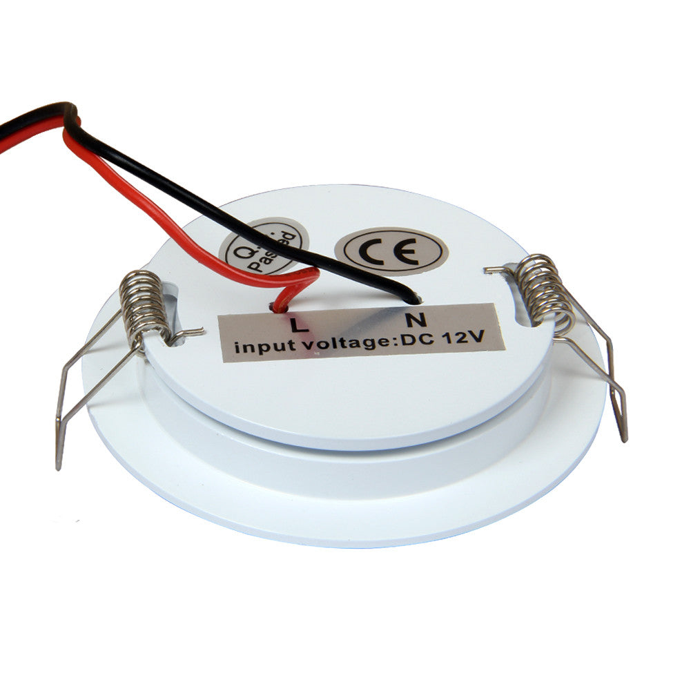 12V LED Puck Light RV Boat Led Recessed Ceiling Light 4 Pieces - Super Slim Full Aluminum