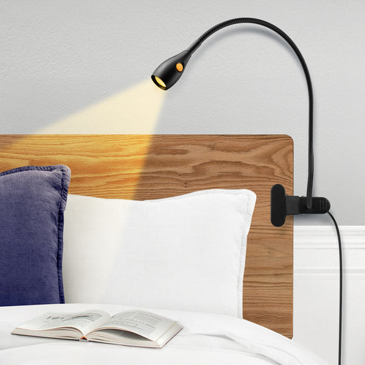 Reading Light for Clip on Lamp 3000K/Amber Light with USB-C Adapter