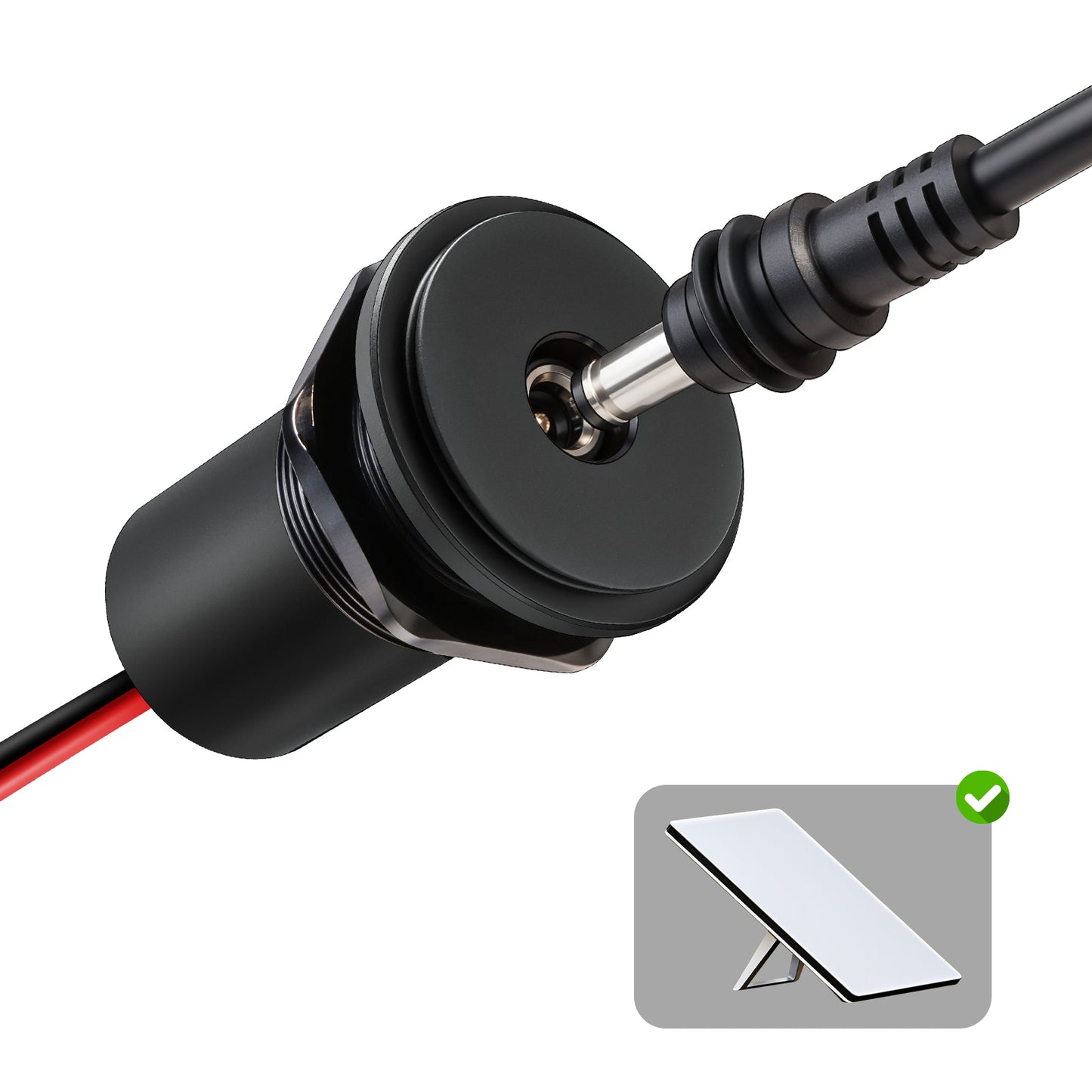 for Starlink Mini 12V Power Adapter Inbuilt Voltage Booster, Aluminum 12V to 30V Step-up Converter for Starlink Mini, Great for RV, Boat, Car, Camper & Off Grid, 12-24V Input 30V Output