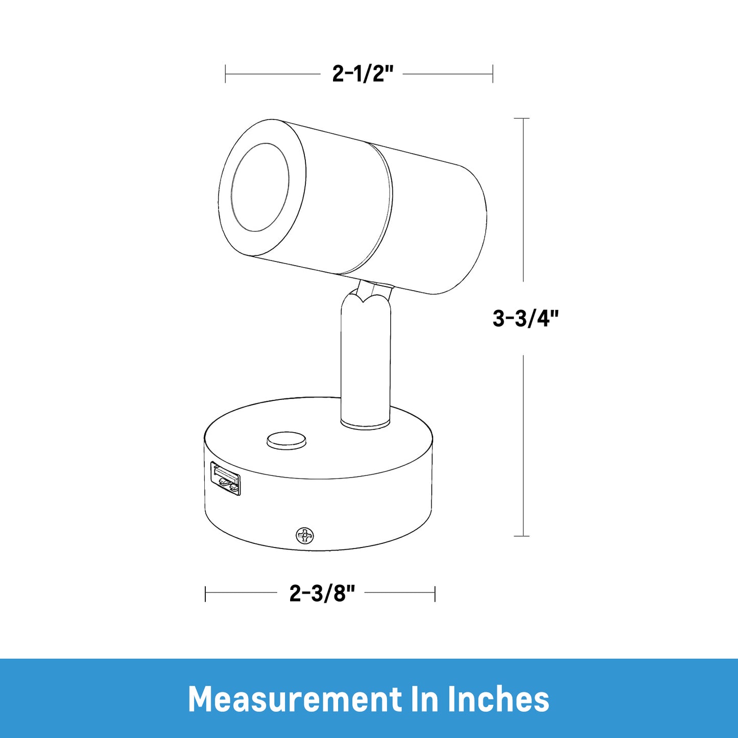 12V LED Reading Light, RV Bedside Swivel Wall Lamp Built-in High-Speed USB Charger, Frosted Acrylic Press Dimmer Switch