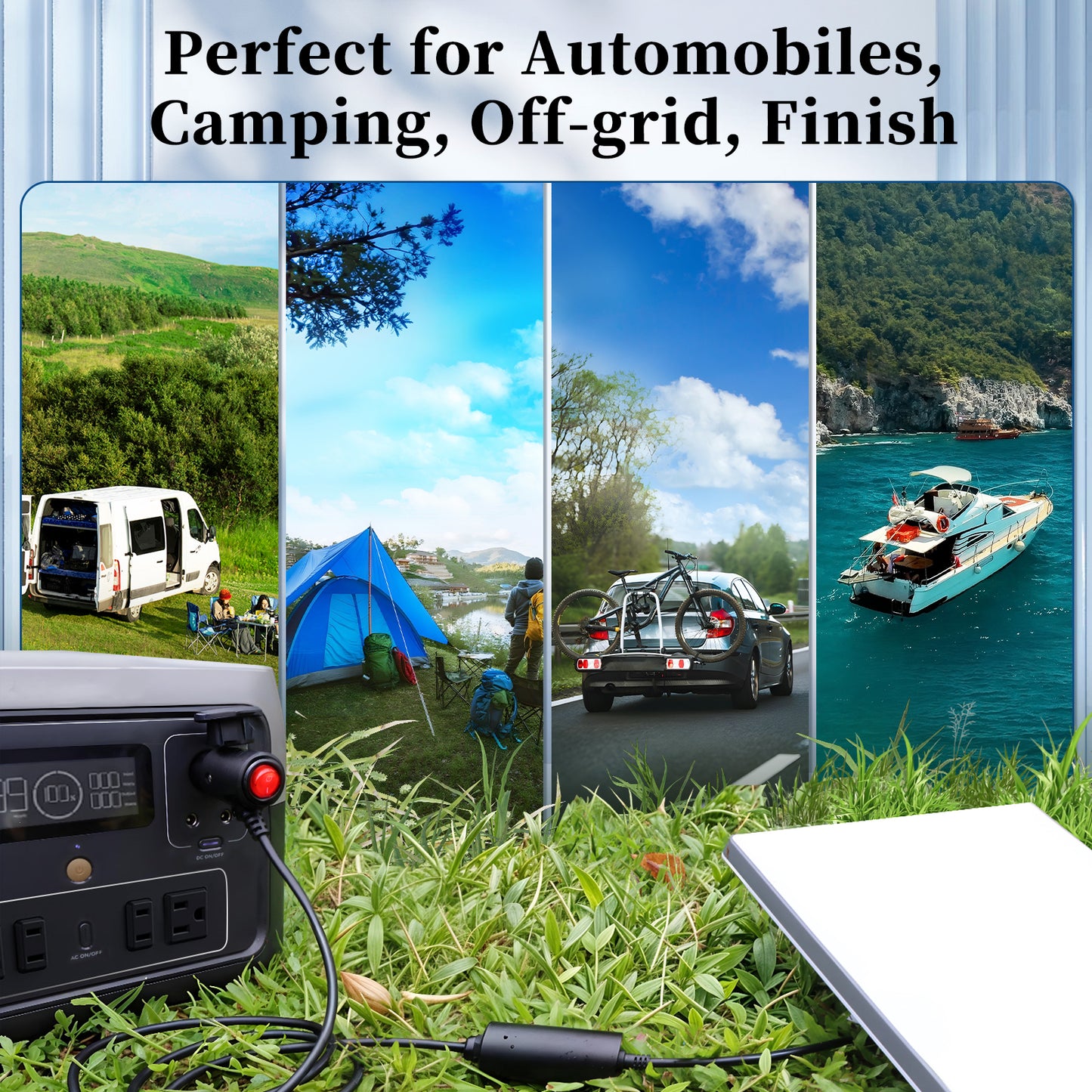 for Starlink Mini 12V Power Adapter, Car Cigarette Lighter Plug Step-up Converter, 12V to 30V Aluminum Voltage Booster for Starlink Mini, Waterproof & Portable