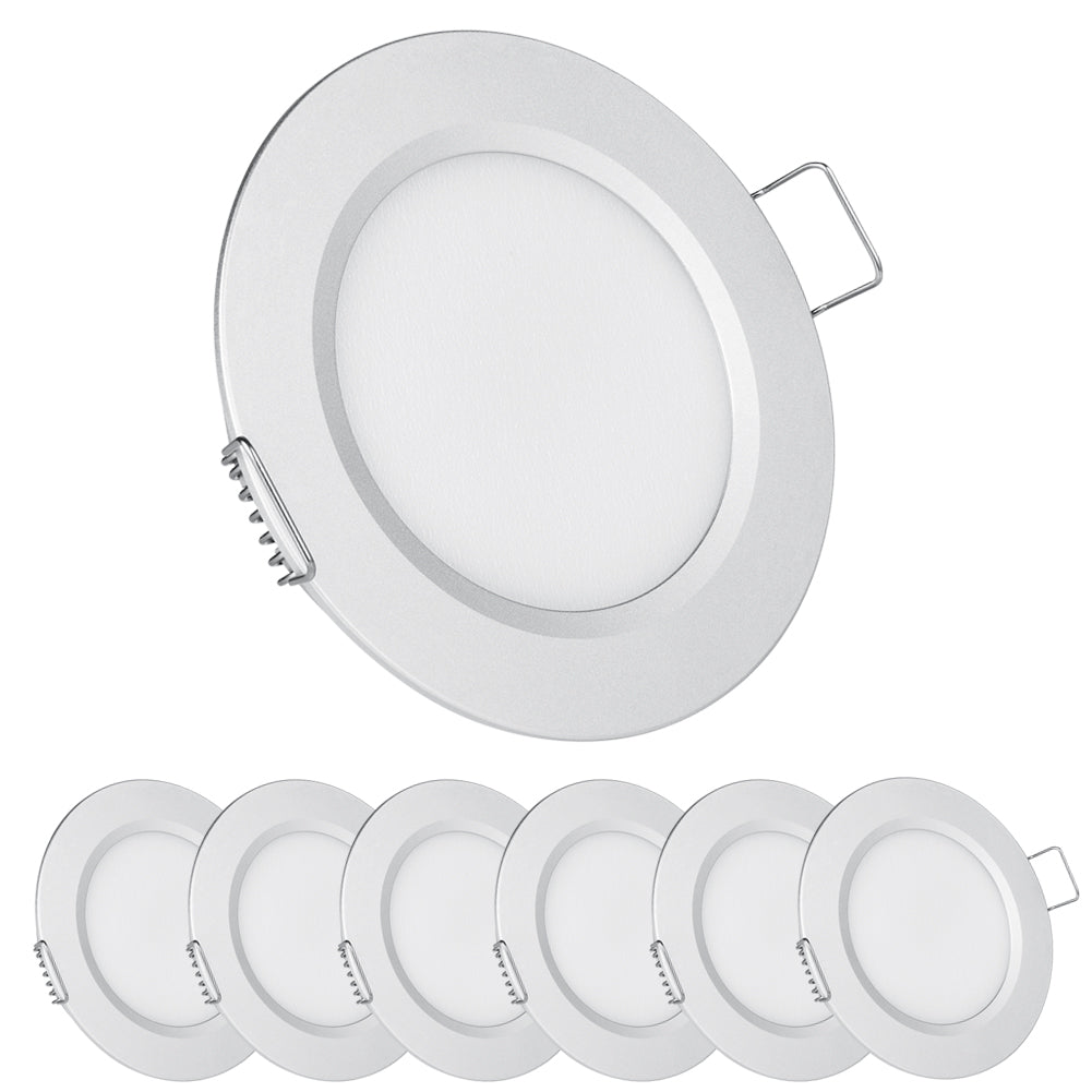 Rv 12 Volt Led Recessed Light 4PCS LED 12volt DC Square Recessed